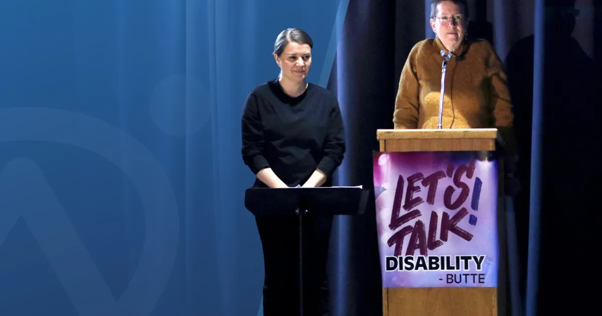 Disability Cannot Talk Let’s Talk Disability: Sharing Stories, Building Community - Ability MT